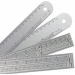 régua ferragista aluminio 30cm