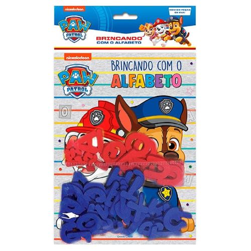 patrulha canina - brincando com o alfabeto
