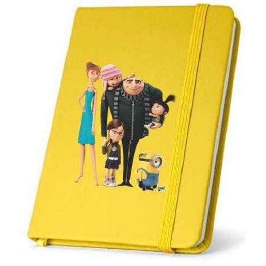 caderneta anotações minions turma sem pauta 90x14cm loop caderneta anotações minions turma sem pauta 90x14cm loop