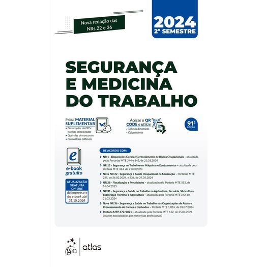 segurança e medicina do trabalho