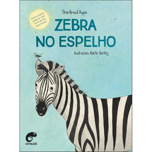 zebra no espelho