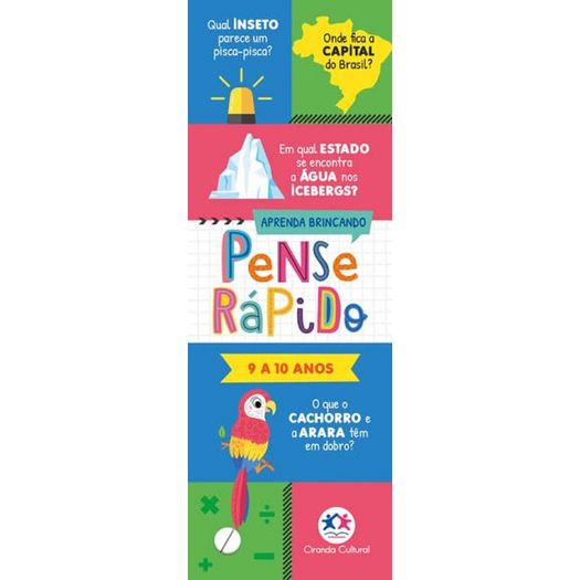 pense rápido - 9 a 10 anos