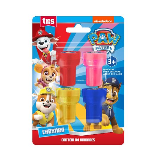 carimbo patrulha canina 4 unindades carimbo patrulha canina 4 unindades