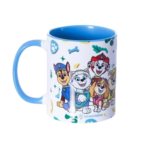 caneca 350ml pop patrulha canina zona criativa