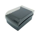 fichário de mesa 5x8 preto waleu fichário de mesa 5x8 preto waleu