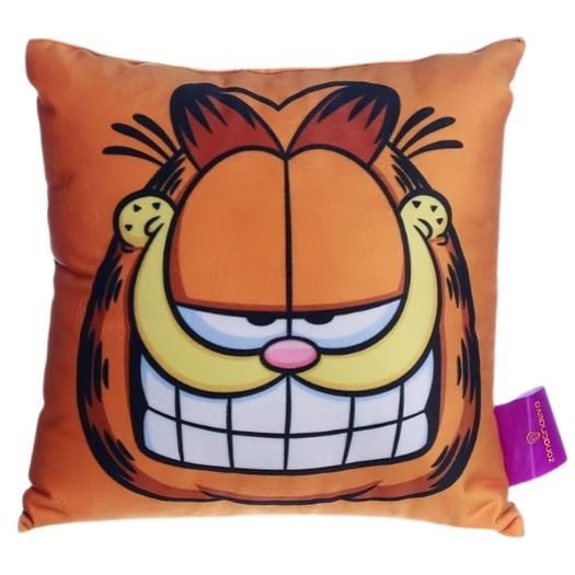 almofada veludo peq garfield sendo filmado almofada veludo peq garfield sendo filmado