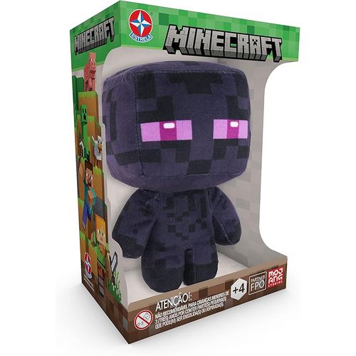 pelúcia enderman minecraft estrela