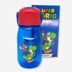 garrafa flip 400ml infantil super mario zona criativa