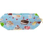 necessaire retangular zip picolé 22x14x8cm impor