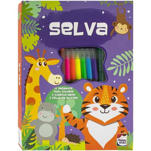 meu adorável superkit de colorir: selva meu adorável superkit de colorir: selva