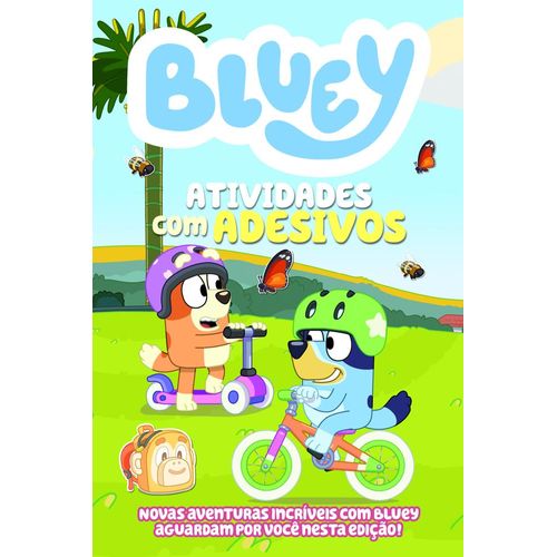 bluey atividades com adesivos