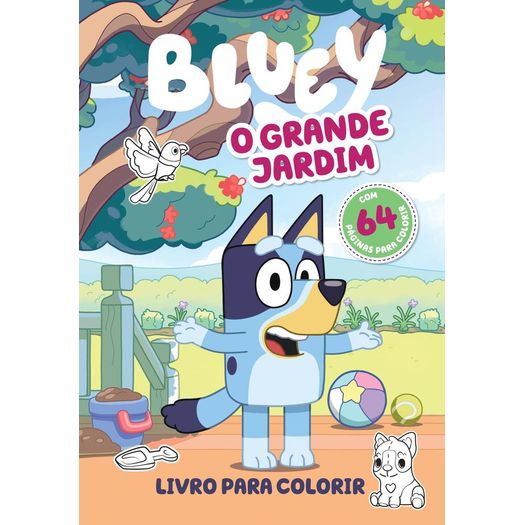 bluey livro para colorir - o grande jardim bluey livro para colorir - o grande jardim