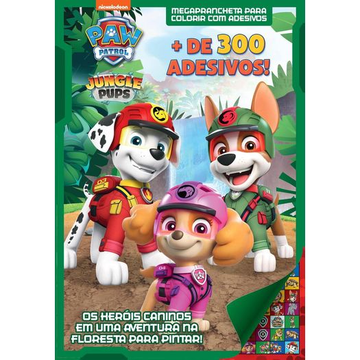 patrulha canina megaprancheta para colorir com adesivos patrulha canina megaprancheta para colorir com adesivos