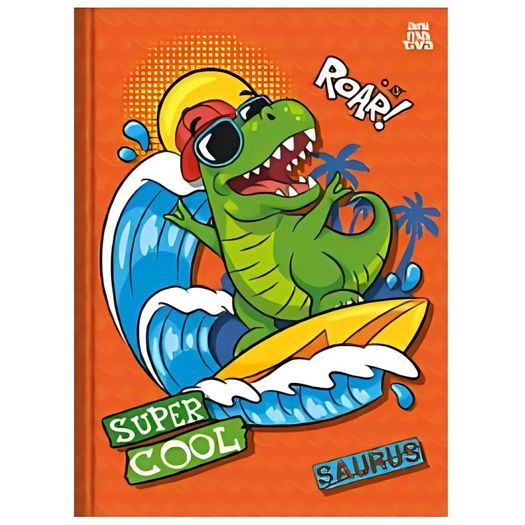 caderno brochurão 80 folhas saurus capa dura caderno brochurão 80 folhas saurus capa dura