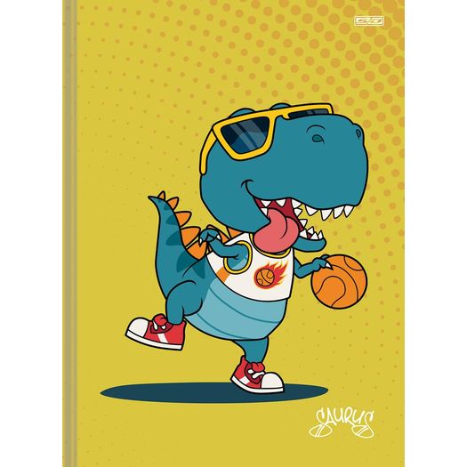 caderno brochurão 48 folhas saurus capa dura caderno brochurão 48 folhas saurus capa dura