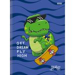 caderno brochurão 48 folhas saurus capa dura