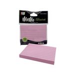 bloco adesivo memo pautado rosa bloco adesivo memo pautado rosa