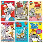 combo quadrinhos tom e jerry - kit com 6 quadrinhos
