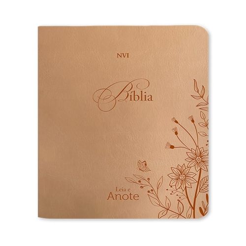 bíblia nvi - leia e anote - luxo - rosa