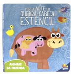 minha arte em quebra-cabeça estêncil: animais da fazenda minha arte em quebra-cabeça estêncil: animais da fazenda
