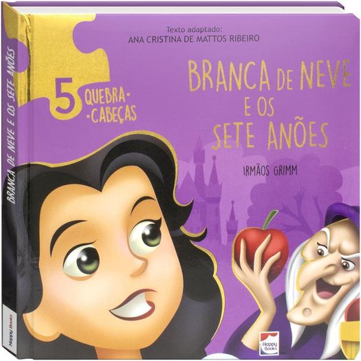 clássicos em quebra-cabeças - branca de neve e os sete anões clássicos em quebra-cabeças - branca de neve e os sete anões