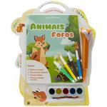 colorir e imaginar - livro-kit: animais fofos colorir e imaginar - livro-kit: animais fofos