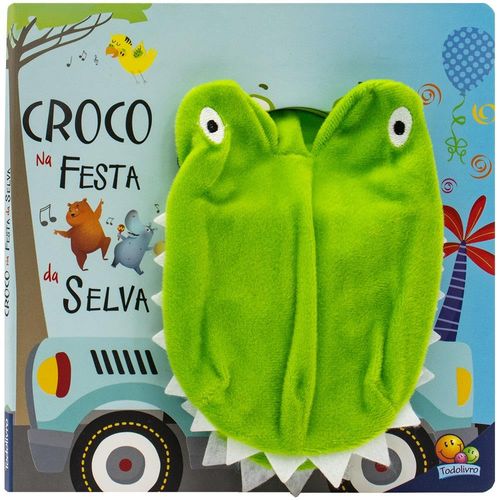 fantoches animados: croco na festa da selva