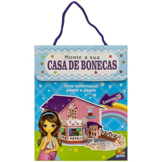 casinha 3d: monte a sua casa de bonecas casinha 3d: monte a sua casa de bonecas