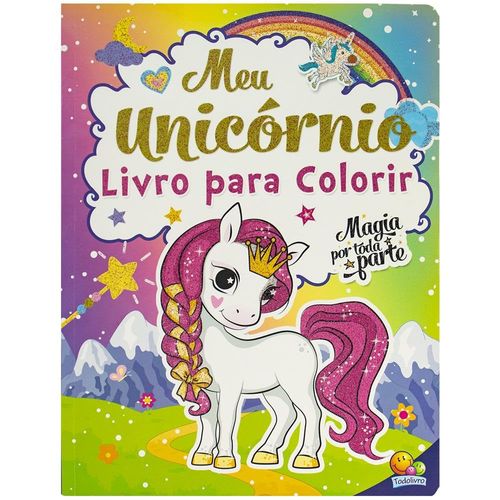 meu unicórnio - livro para colorir