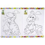 mundo das cores - livro de colorir: dinossauro