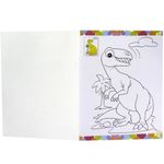mundo das cores - livro de colorir: dinossauro