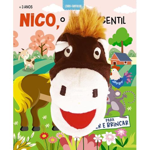 livro fantoche - nico, o cavalo gentil