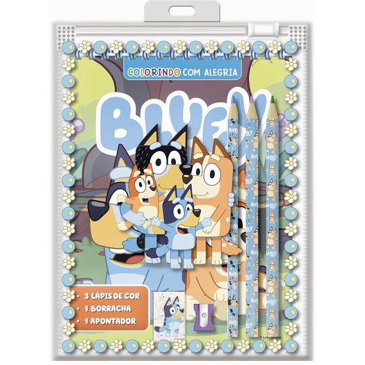bluey colorindo com alegria bluey colorindo com alegria