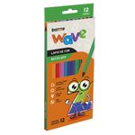 lápis de cor 12 cores wave reciclado lápis de cor 12 cores wave reciclado