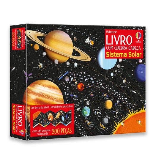 sistema solar: livro com quebra-cabeça sistema solar: livro com quebra-cabeça