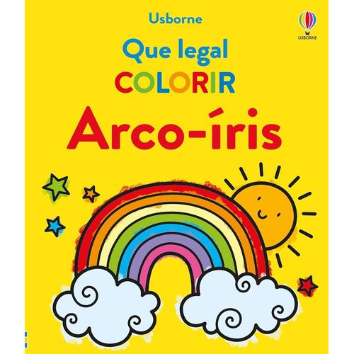 que legal colorir: arco-íris