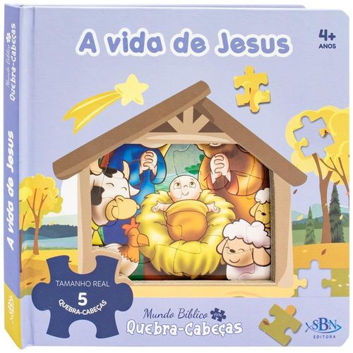 mundo bíblico em quebra-cabeças:  a vida de jesus