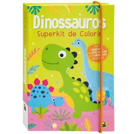 superkit de colorir: dinossauros superkit de colorir: dinossauros