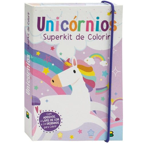 superkit de colorir: unicórnios