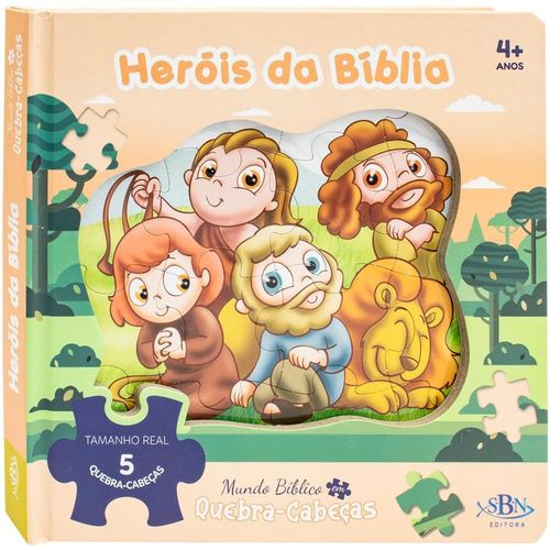 mundo bíblico em quebra-cabeças: heróis da bíblia