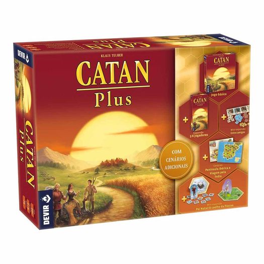 catan plus - devir catan plus - devir