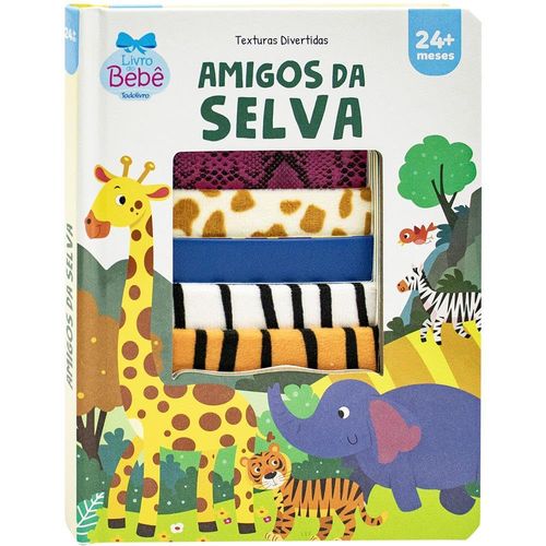 texturas divertidas - amigos da selva