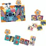 super kit stitch quebra-cabeça dominó jogo da memória super kit stitch quebra-cabeça dominó jogo da memória