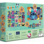 super kit stitch quebra-cabeça dominó jogo da memória super kit stitch quebra-cabeça dominó jogo da memória