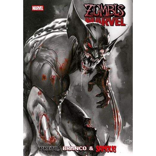 zumbis marvel - preto branco e sangue zumbis marvel - preto branco e sangue