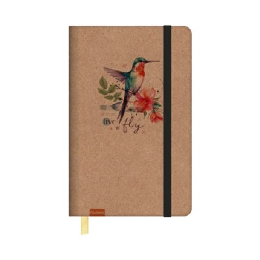 caderno de anotações pequeno kraft fly/adventures