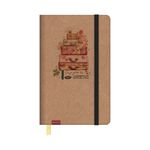 caderno de anotações pequeno kraft fly/adventures