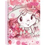 caderno colegial 1x1 80 folhas capa dura moranguinho diversos modelos