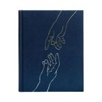 bíblia nvi com espaço para anotações -  tecido azul bíblia nvi com espaço para anotações -  tecido azul