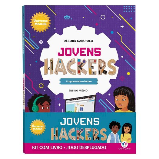 jovens hackers - kit com livro + jogo desplugado jovens hackers - kit com livro + jogo desplugado